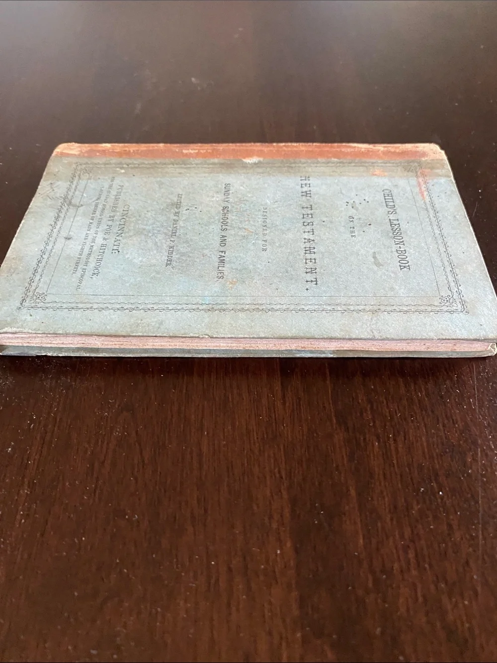 Vintage-Style Kids Lesson Book - Blue Cover